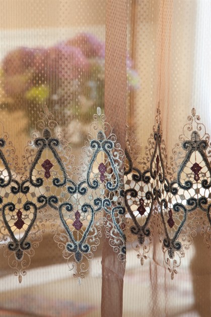 Picture of Cleopatra Embroidery Sheer Curtains