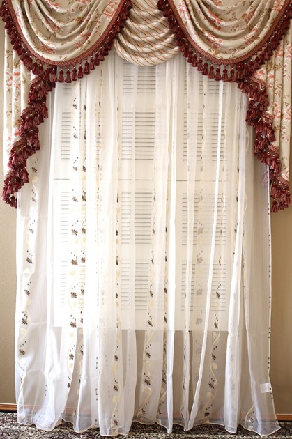 Picture of Debutante - Classic Overlapping Swag Valance Curtains