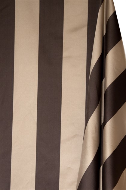 Picture of Stripe Faux Silk - Beige and Brown