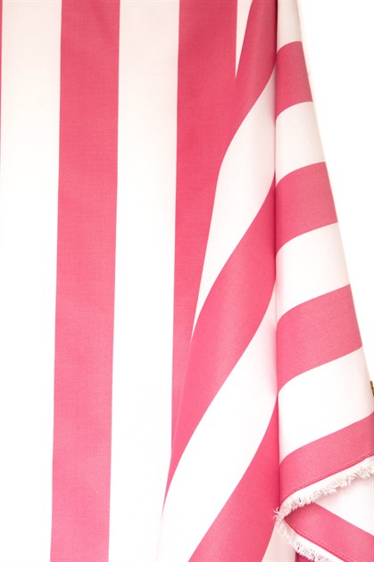 Picture of Stripe Cotton Blend - Pink and White