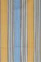 Picture of Narrow Stripe Faux Silk - Gold, Blue and Beige