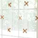 Picture of 4-Petal Star Flower Sheer Curtains